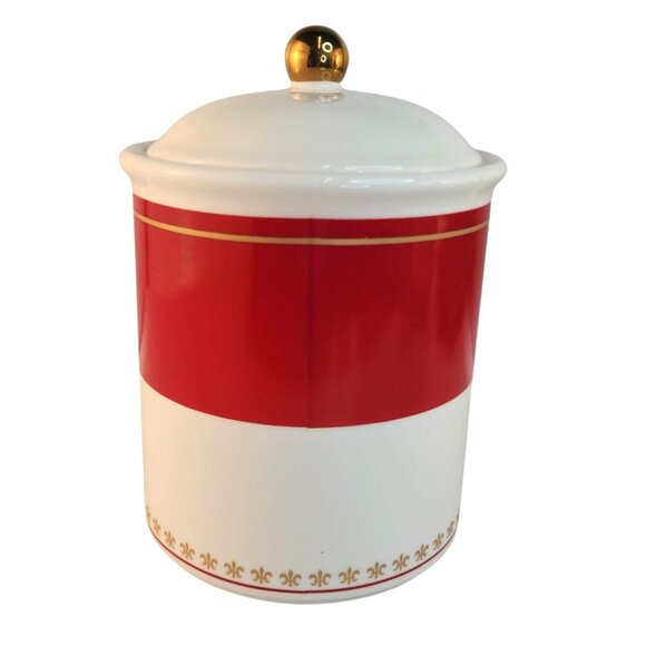 Campbells Soup Ceramic Storage Container Gold Lid Chicken Noodle 1999 Made In Ch - Picture 5 of 10